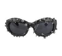 Iuhtrb Elegante Rivetto Borchiato Telaio Occhiali Da Sole Con Punte Punk Tutti Corrispondenti Cool Occhiali Da Sole Popolare PC Occhiali Da Vista Per Il Partito Eye Catching