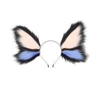 Iuhtrb Fairies Elfi Farfalla Orecchio Animale Orecchio Cerchietto Regolabile Costume Accessorio per Costume Per Roleplay Halloween Feste Raduno Dressingup Costume di Halloween Orecchio di animale