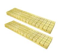 Iuhtrb Garden Rock Wool Grow Cubes Starter Plug Cubi di lana di roccia per coltura idroponica Cloni di coltivazione senza suolo Substrato vegetale Mezzi di coltivazione idroponica