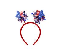 Iuhtrb I Giorni Di Testa Banda Di Indipendenza Sul Tema Disegno Del Doppio Cuore E Strisce Accessori Per Capelli Del 4 Luglio Per Parate E Feste., C, Taglia unica
