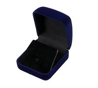 Iuhtrb Scatola regalo in velluto per medaglioni medaglie collana ciondolo gioielli 5 x 5,6 x 3,2 cm scatola per esposizione di monetine scatola di velluto per monete
