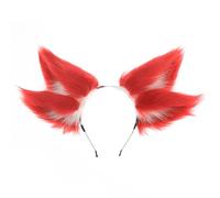 Iuhtrb Unico cerchietto con orecchie di volpe a nove code aggiunge mistero e fascino a qualsiasi costume cosplay accessori per feste a tema fascia leggera accessorio per costume