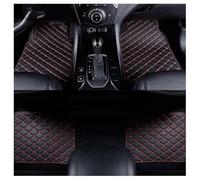 IUHYGUHGTFS Auto Tappetini in Pelle per Lexus NX AZ20 Hybrid 2022-2025（Crossing The Bridge 29cm） (LHD), Antiscivolo Tappetino Tappeto Abitacolo Set Completo Fodera Protezione Accessori,C/BlackRed