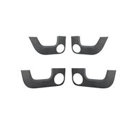 IUIOXCH 4 pezzi di accessori for auto, protezione for portiera, tappetini anti-calcio, adesivi in PU, accessori for auto compatibili for Li Auto L9(Black)