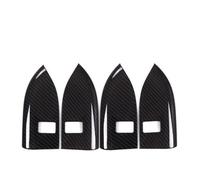 IUIOXCH ABS Plastic Carbon Fiber Car Seat with Memory Cover Stickers Compaitble for Landrover Range Rover Sport RR Sport L494 14-22 Car Accessories(Style B)
