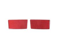 IUIOXCH Adesivi for etichette di avvertenza in fibra di carbonio morbida for il pannello parasole del tetto dell'auto, compatibili con gli accessori Corvette C8 Stingray Z51 Z06 2020-2023(Red)