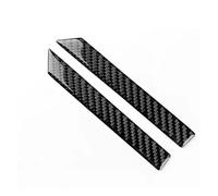 IUIOXCH Car A-pillar Decorative Strip Real Soft Carbon Fiber Sticker Compatible for Toyota RAV4 XA50 2019 2020 2021 2022 2023 2024 2025 LHD RHD(Black Carbon)