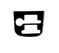 IUIOXCH Pannello alzacristalli con prese d'aria in acciaio nero pianoforte, adatto for accessori interni auto, compatibile con Alfa Romeo 159 2004-2011(Type13)
