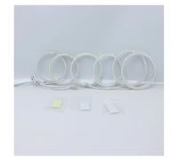 IUKMR Faro Assemblaggio Per Alfa Per Romeo 159 2005-2011, Kit Di Luci Diurne Angel Eyes A LED SMD 3528 Colore Bianco Super Luminoso Per Auto Fari Anteriori Auto(Without line)