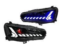 IUKMR Per Mitsubishi Per Grand Per Lancer Per EVO-X 2008-2018 Gruppo Ottico Anteriore A LED Per Auto Luce Di Messa A Punto Dell'auto Fari Anteriori Auto
