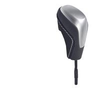 IUKMR Pomello del Cambio per BMW E39 E46 E53 E60 E61 E63 E64 E83 E81 E82 E87 E90 E91 E92 E93 Auto Breve Lungo Gear Stick Automatico AT Pomello del Cambio Gear Shifter Manopola(Silver-Suede-Short)