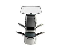 IUKMRT Auto Parabrezza Parasole per Transporter per Caravelle per per Multivan per Doubleback T5 LWB 03-15 Anti-UV Visiera Cieca Copertura Camper Parti(Rear Windshield)