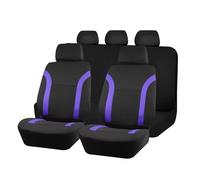 IUKMRT Coprisedili Per Auto Universali Traspiranti Air Per Maggior Parte Degli Accessori Per SUV Auto Interni Set Coprisedili Auto(Purple 5 seat)