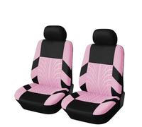 IUKMRT Coprisedili Universali Copri Sedile Auto Coprisedile Anteriore Per Auto Protezione Universale Per Auto 2 Pezzi(Pink front covers)