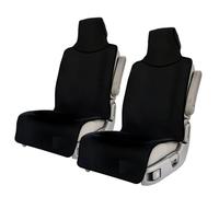 IUKMRT Coprisedili Universali Copri Sedile Auto Coprisedile Per Auto Universale Impermeabile Antimacchia In Neoprene Antiscivolo Protezione(Black 2pc)