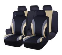 IUKMRT Coprisedili Universali Copri Sedile Auto Coprisedili Per Auto In Tessuto Poliestere Stile Sportivo Protezione Universale Per Maggior Parte SUV(SN-2008-9PCS-BG)