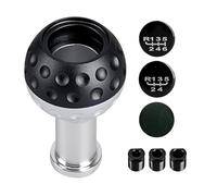 IUKMRT Pomello Leva Cambio per per GTI per Jetta per Golf 5 velocità Manuale per Auto Trans Gear Shift Shifter Manopola 6 velocità Testa del Bastone Manopola Pomello del Cambio(Nero)