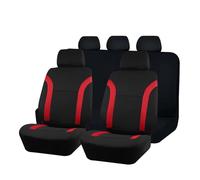 IUKMRT Set Di Coprisedili Per Auto Universali Sportivi La Maggior Parte Degli Accessori Per Auto Set Coprisedili Auto(TypeA Red 5 seat)