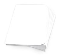 iulias Freude schenken! Blocco note formato A6, bianco bianco, set di 8 blocchi DIN A 6, 50 fogli per blocco, strappabile, 80 g/m², carta bianca, blocco da colorare, lista della spesa, appunti