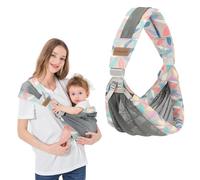 IULONEE Marsupio Neonato Fascia Porta Bebè Elastica Fascia Neonato Traspirante Porta Bebe Morbido Fascia Per Marsupio Regolabile Porta Bebe Portatile Per Neonati e Bambini Da 3 a 36 Mesi (Blu)