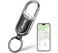 IUMIUN Portachiavi con localizzatore integrato anti-smarrimento, funziona con Apple Find My, moschettone per auto con localizzatore GPS per chiavi, cani, bagagli, bambini, borse e altro, impermeabile