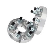 IUNBTFG Distanziali Ruota Auto Compatibile con Alfa per Romeo per Stelvio per Giulia per Brera per Spider 159 8C 2 Pezzi Adattatore Distanziali per Ruote Auto 12x1,25(50mm)