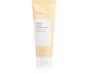 iUnik Propolis Vitamin maschera notte per rigenerare la pelle con complesso multivitaminico 60 ml