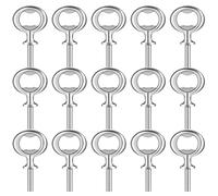 Iunipusy Confezione da 15 apribottiglie natalizi fai da te, vuoti - Per qualsiasi progetto di tornitura, facili da usare e di qualità durevole