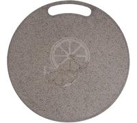 Iunipusy Tagliere da cucina in plastica Tagliere da forno rotondo Tagliere per frutta e verdura con manici 31 cm