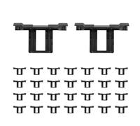 Iunipusy Telaio per pannelli solari, 30 pezzi, scarico dell'acqua, clip, spessore 30 mm, moduli PV, rimozione automatica di acqua stagnante e attrezzi esterni, durevole, facile da installare