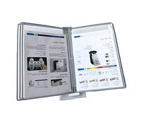 IUokLU Organizer per documenti da scrivania, organizer di riferimento da scrivania, cartella A4 da parete, 5 pannelli, può contenere 10 fogli di carta A4, guida operativa da appendere alla parete