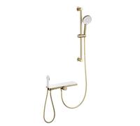 IUokLU Rubinetto per Vasca da Bagno Rubinetto per Vasca da Bagno A Parete con Aeratore Rubinetto per Vasca da Bagno Rubinetti per Vasca da Bagno in Ottone Rubinetto P(Oro)