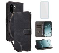 IUQXU Cover per OnePlus 15R 5G Libro con Vetro Temperato N