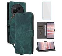 IUQXU Cover per TCL 60 Nxtpaper Libro con Vetro Temperato VER