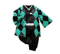 IURNXB Neonati Ragazzi Ragazze Cotone Anime Tuta Un Pezzo Bambino Pagliaccetto Vestiti Del Bambino (9-12 mesi, Verde)