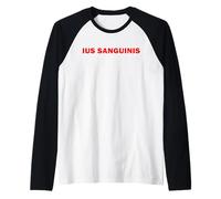 Ius Sanguinis Legge Principio di Discesa Cittadinanza Maglia con Maniche Raglan