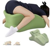 iuscacey Cuscino di Coppia per l'intimità - Memory Foam a Cuneo con Sollevamento di 27° per Un Supporto Profondo, Una Postura Migliore e Comfort - Posizionamento Intimo per Coppie,Verde