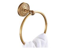 iuscacey Set di Accessori da Bagno in Ottone Antico di Lusso 1/3/4/5/6 Pezzi Montati a Parete con Porta Asciugamani,Towel Ring