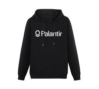 IUTffzr Palantir Big Data Analytics Stock Investor Trader Mens Pullover Sweatshirts Fashion Casual Unisex Black Hoodies M