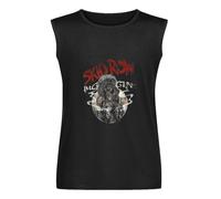 IUTffzr Skid Row Mens T-Shirt Unisex Sleeveless Tops Black Vest Tank Tee S
