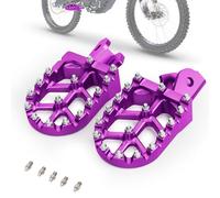 IUVSIWN Sur Ron Pedane per moto, poggiapiedi più ampio, in alluminio 7075, per Surron Sur Ron Light Bee X/S Talaria Sting MX3/R MX4 Talaria XXX Segway X260 X160, bici da cross elettrica, viola