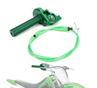 IUVWISN Kit Acceleratore Rapido Moto 7/8'' 22mm Gas Rapido Manopola Acceleratore Rapido Moto con Cavo Acceleratore Universale per Manubrio 50 110 125 150 200 250cc Dirt Pit Bike ATV Mini Bike Verde
