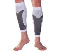IUVYTA 1 paio di maniche a compressione for polpaccio for uomo e donna, calzini senza piede, supporto for tutore for maniche da corsa per Sport(White,S)