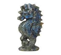 IUYIXWFP Cristallo Naturale Aventurina Verde Cavalluccio Marino Pietra curativa di Cristallo Statua Tascabile per Meditazione Spirituale Reiki Gemstone Naturale Casa Camera Ufficio Scrivania,B