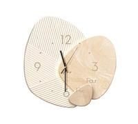 IUYIXWFP Elegante Orologio da Parete Decorazioni per la casa contemporanee Orologio Silenzioso con ticchettio per Camera da Letto,B,30 * 30cm