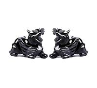 IUYIXWFP Feng Shui Ricchezza Prosperità Pi Xiu/Pi Yao Statua Decorazione per Auto Fortuna Regalo di inaugurazione della casa Migliore Decorazione per Ufficio o casauna Coppia,20cm