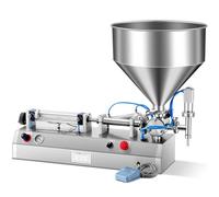 IUYytEW Dosatore Pneumatico a Doppio Uso per liquidi e Paste - Manuale e Automatico per Cosmetici, Creme, profumi, Bevande, Shampoo, lucidalabbra - Dispenser ad Alta efficienza da 200 ml