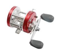 IV Mulinello da spinning - Robusto mulinello di acqua salata per la pesca di esche - pesce gatto, salmone, anguilla, spigole persiane, tonno, pesca costiera e altura (rosso, mano sinistra)