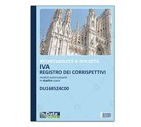 IVA REGISTRO DEI CORRISPETTIVI - Moduli autoricalcanti in duplice copia - 24 mesi - Cod. DU168524C00 -