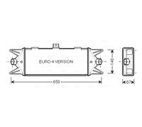 IVA4045 AVA QUALITY COOLING Intercooler per ,IVECO